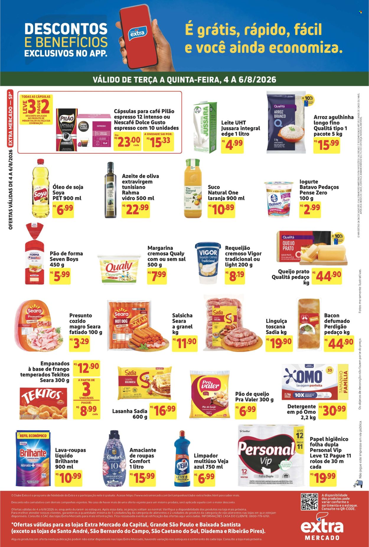 Folheto Mercado Extra - 04/08/2026 - 06/08/2026. Página 2