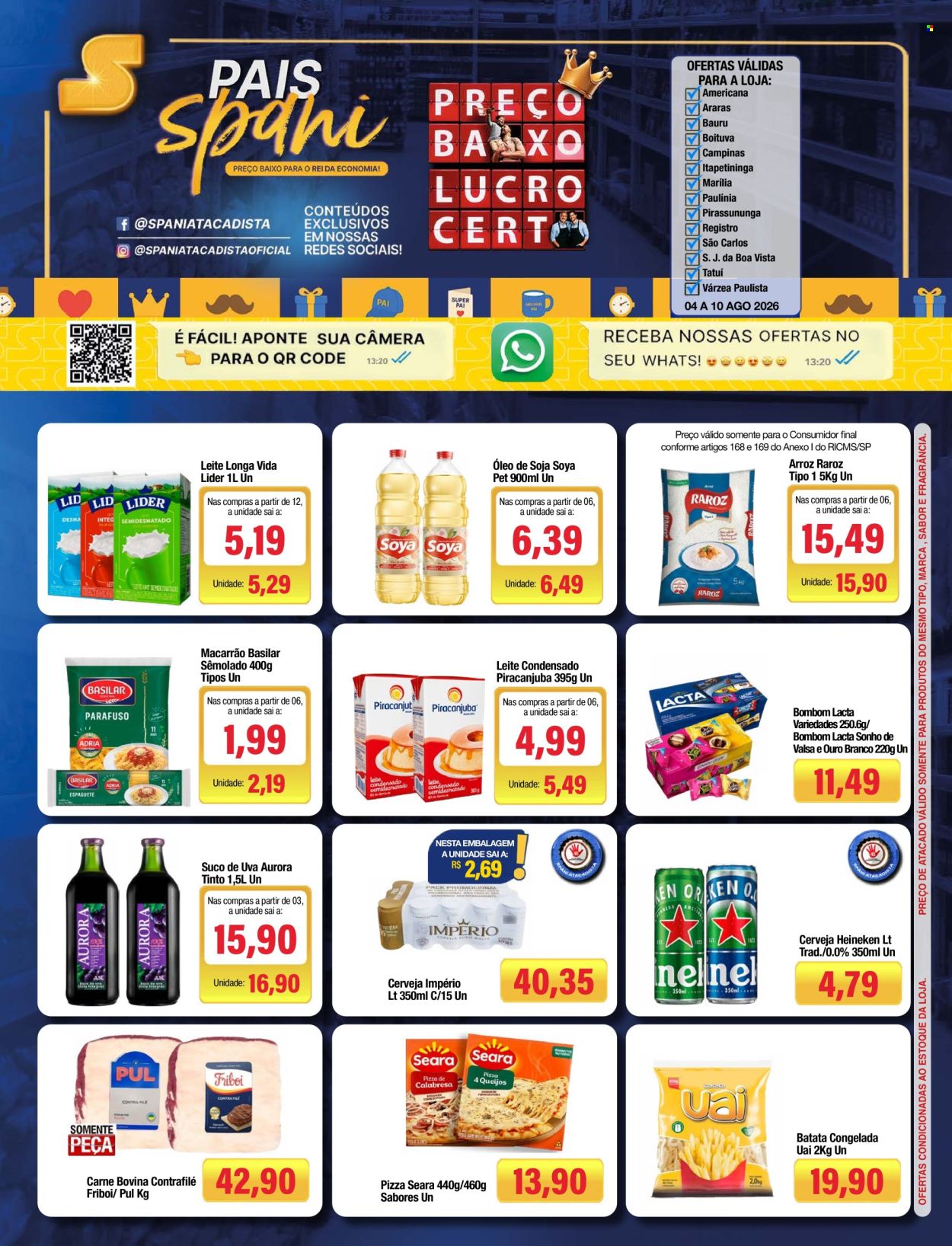 Folheto Spani Atacadista - 04/08/2026 - 10/08/2026. Página 1