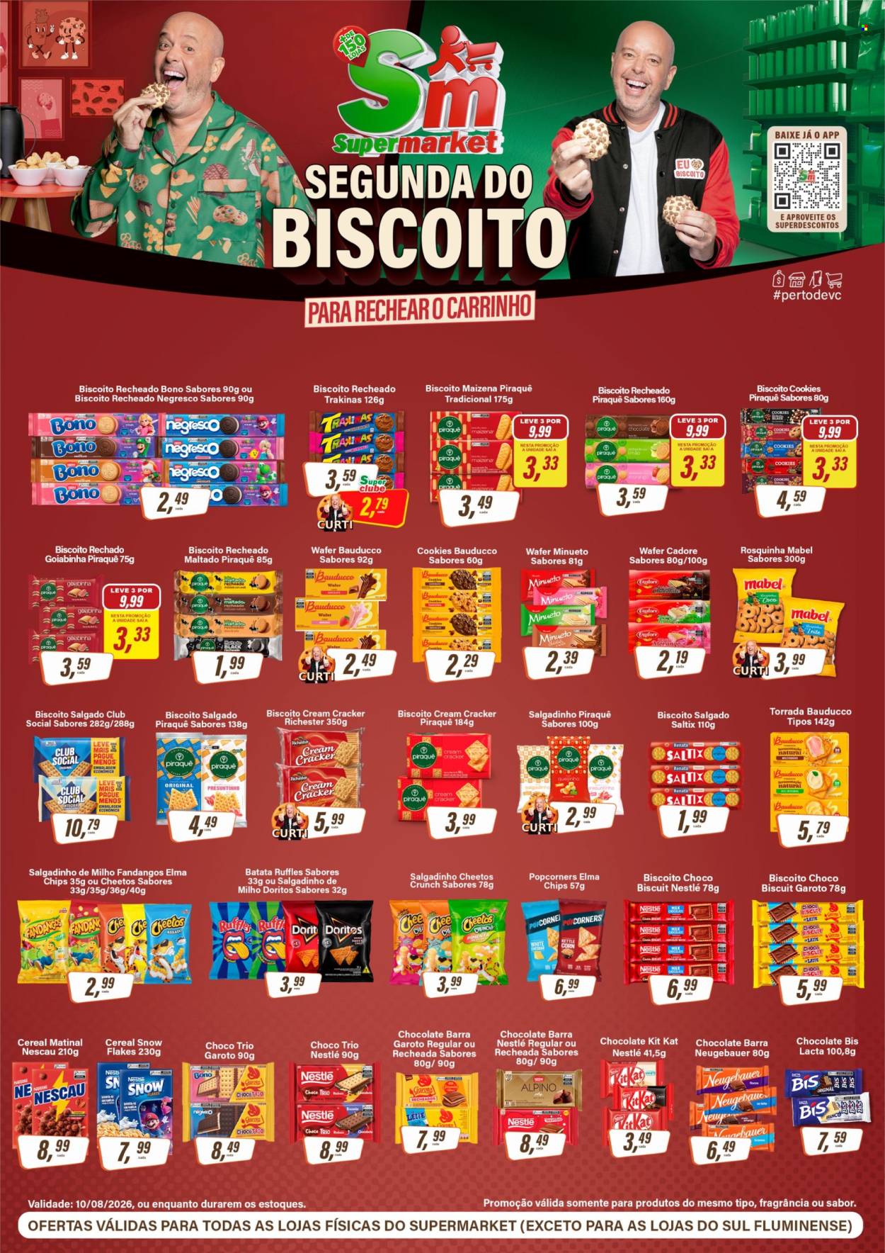 Folheto Rede Supermarket - 10/08/2026 - 10/08/2026. Página 1