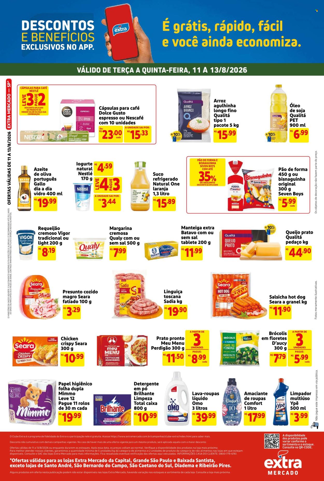 Folheto Mercado Extra - 11/08/2026 - 13/08/2026. Página 2