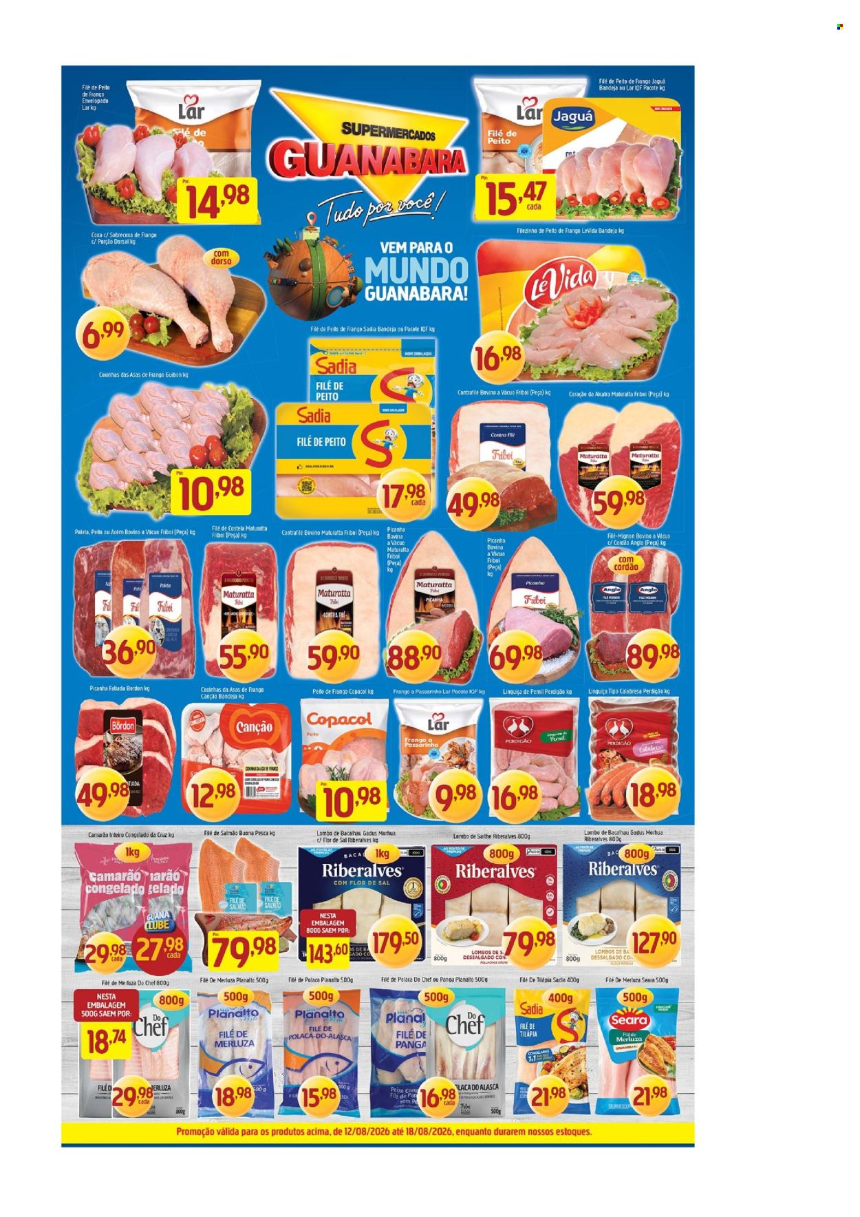 Folheto Supermercados Guanabara - 12/08/2026 - 18/08/2026. Página 9