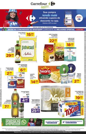 Folheto Carrefour Bairro - 13/08/2026 - 19/08/2026.