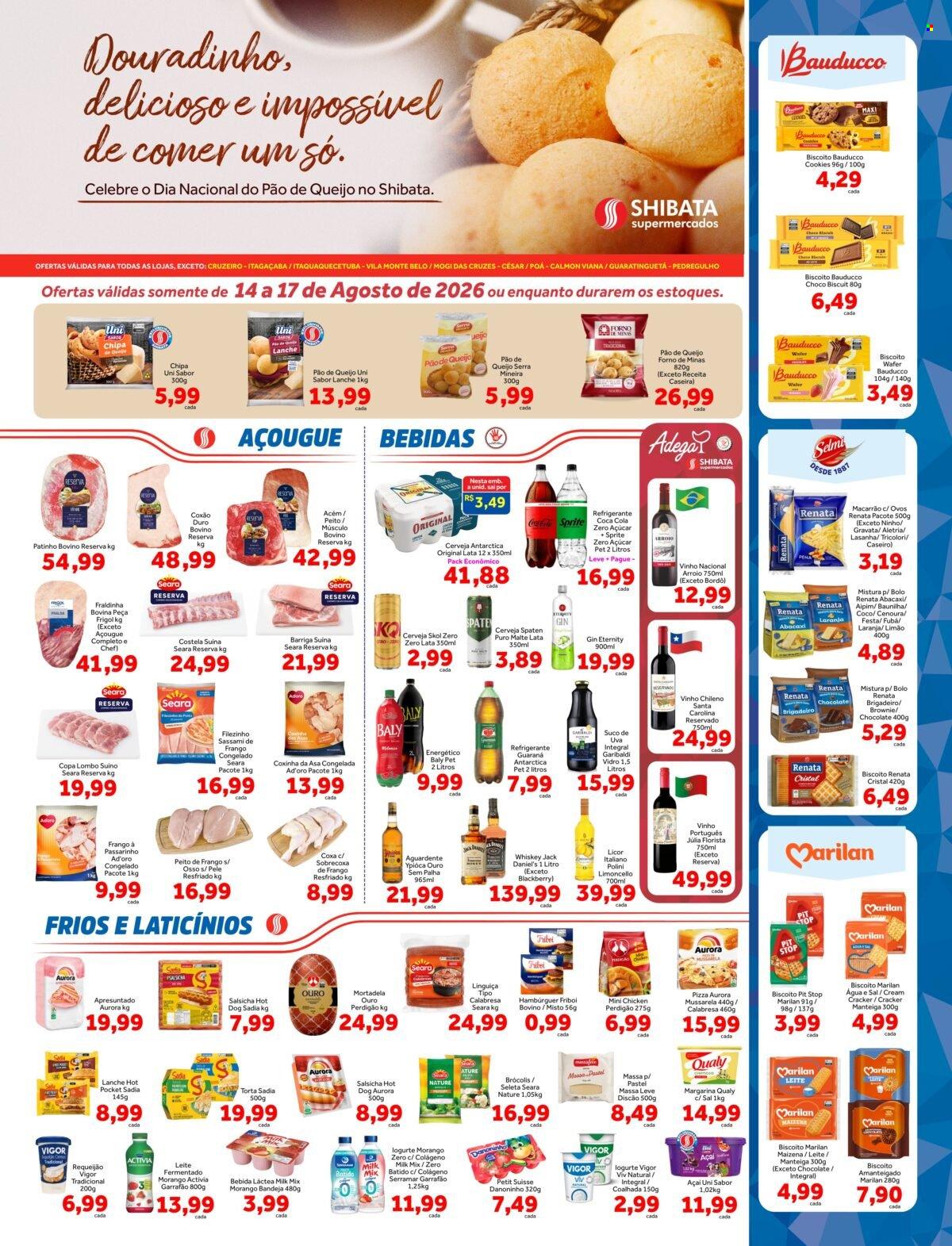 Folheto Shibata Supermercados - 14/08/2026 - 17/08/2026. Página 1