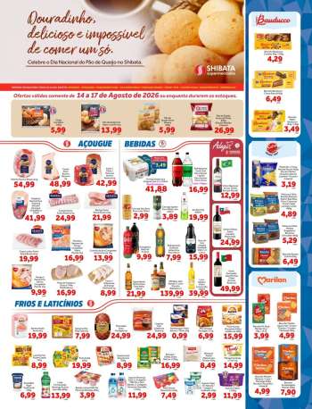 Folheto Shibata Supermercados - 14/08/2026 - 17/08/2026.