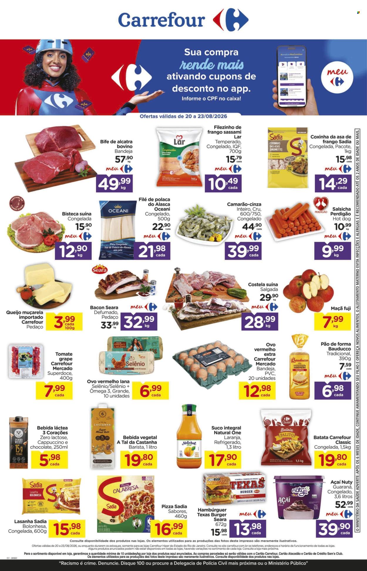 Folheto Carrefour Hiper - 20/08/2026 - 23/08/2026. Página 1