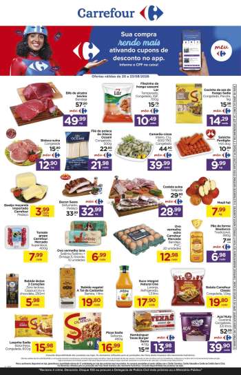 Folheto Carrefour Hiper - 20/08/2026 - 23/08/2026.