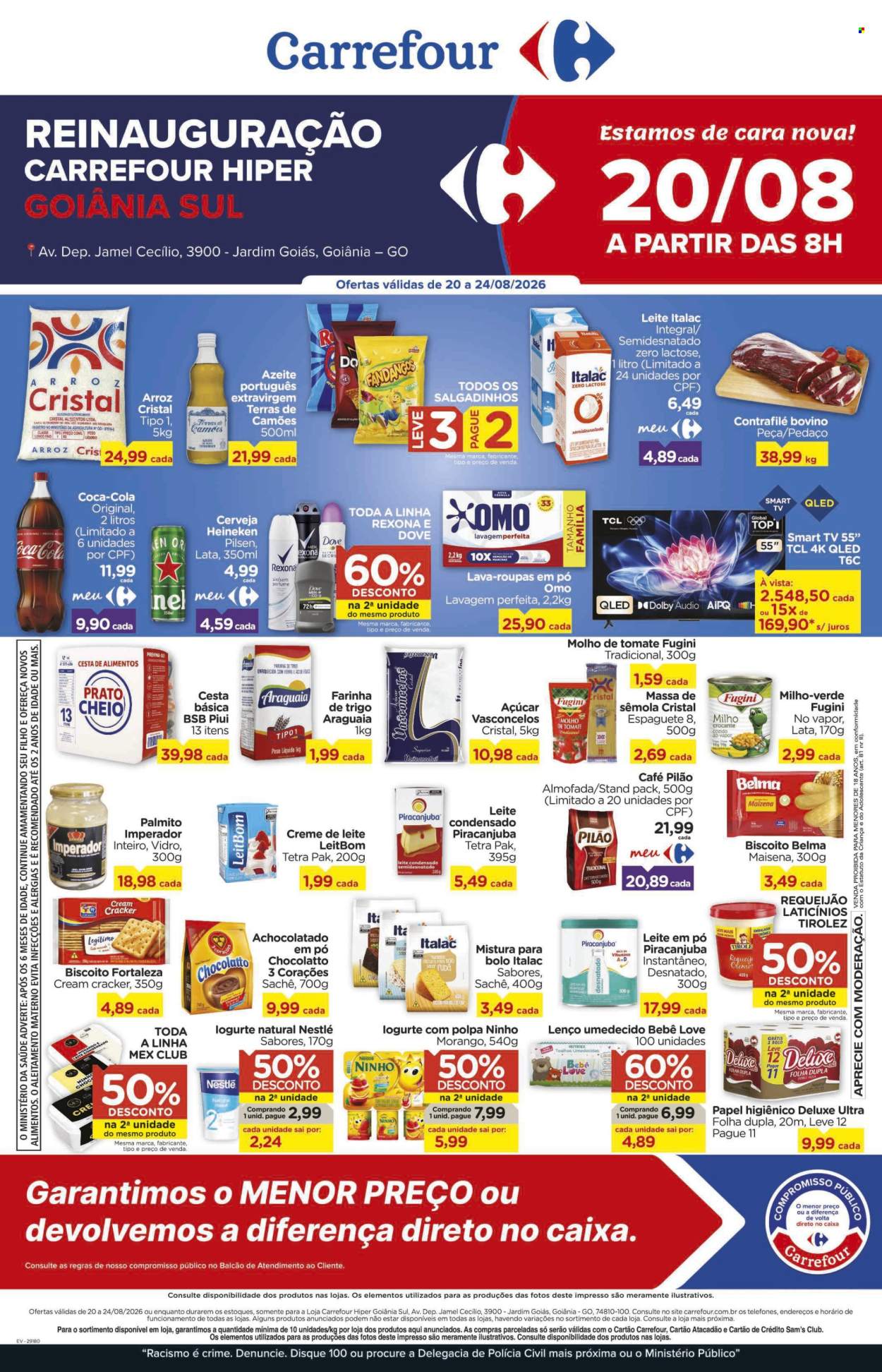 Folheto Carrefour Hiper - 20/08/2026 - 24/08/2026. Página 1