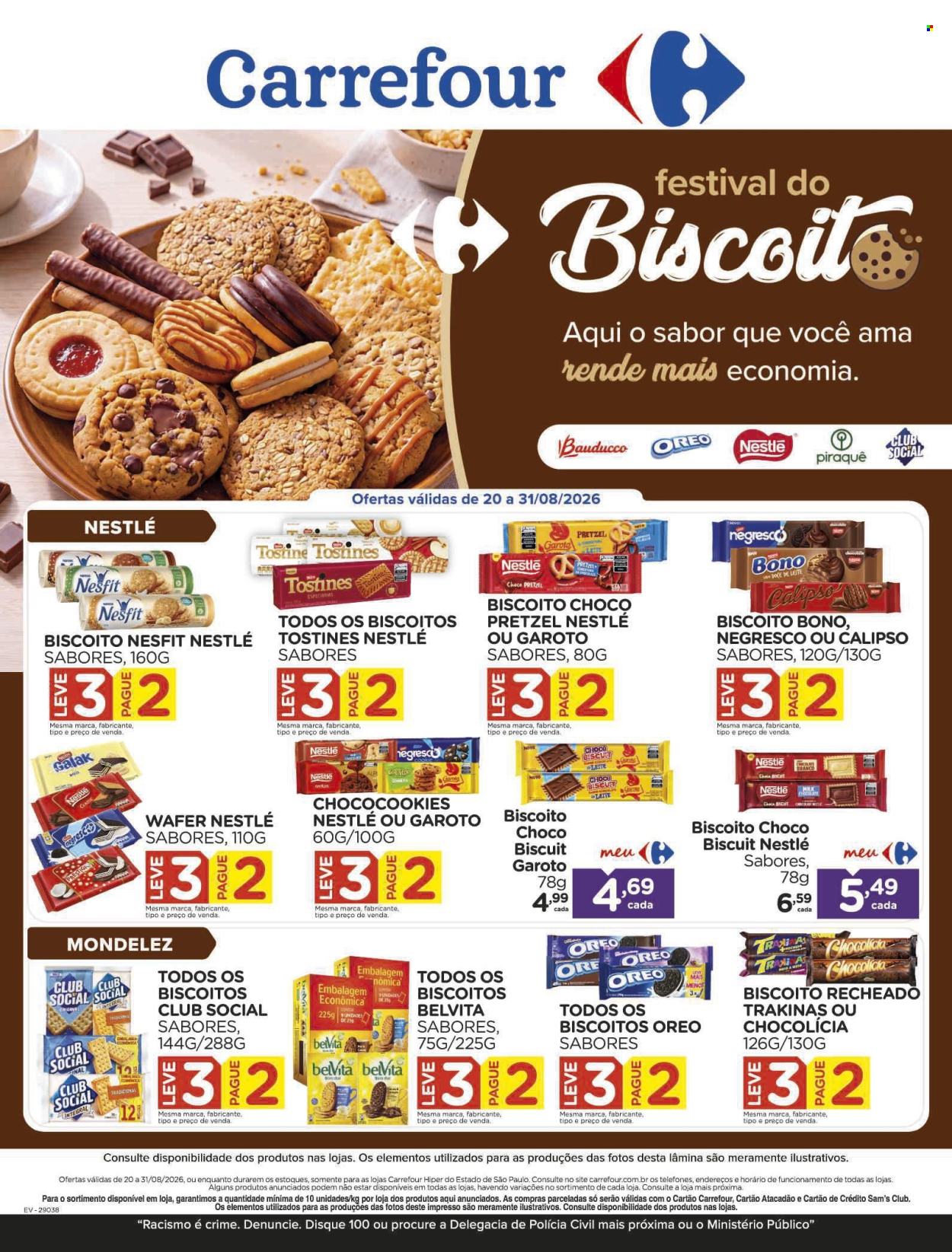 Folheto Carrefour Hiper - 21/08/2026 - 31/08/2026. Página 1