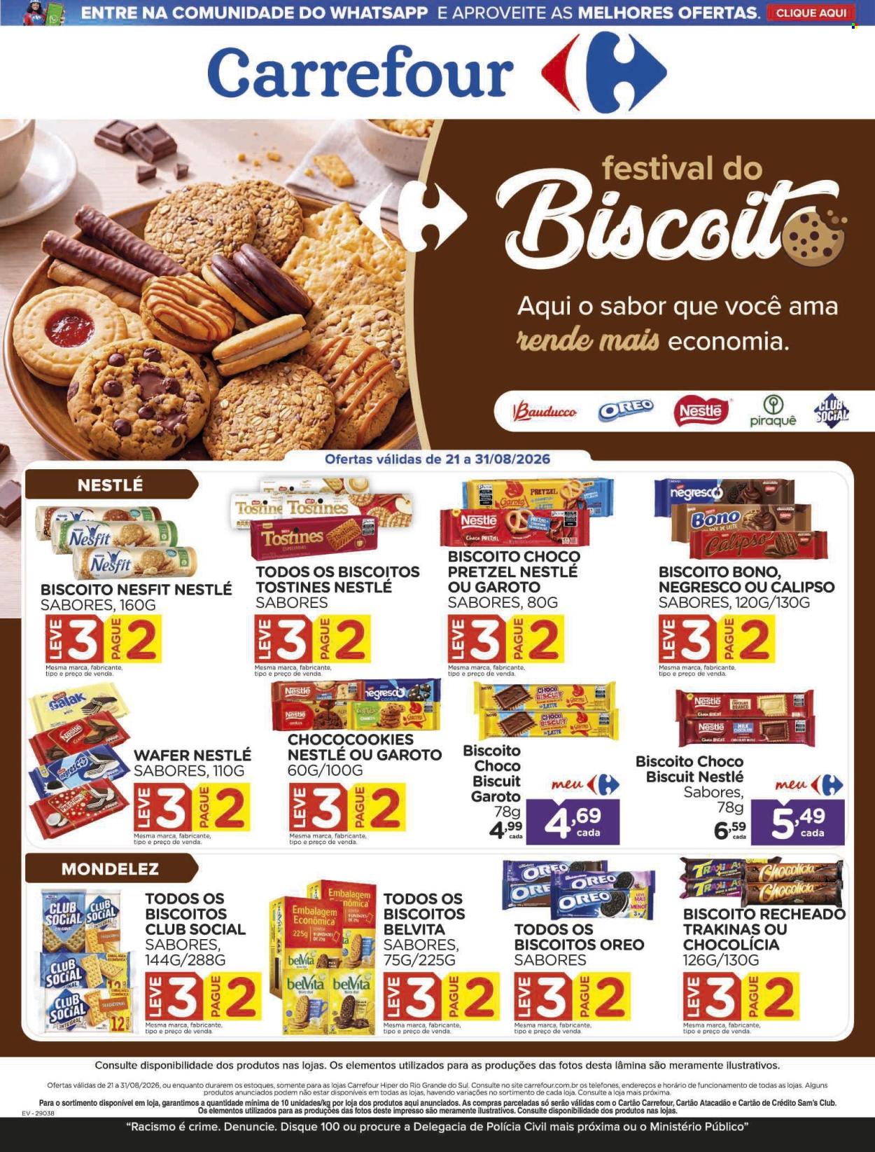 Folheto Carrefour Hiper - 21/08/2026 - 31/08/2026. Página 1