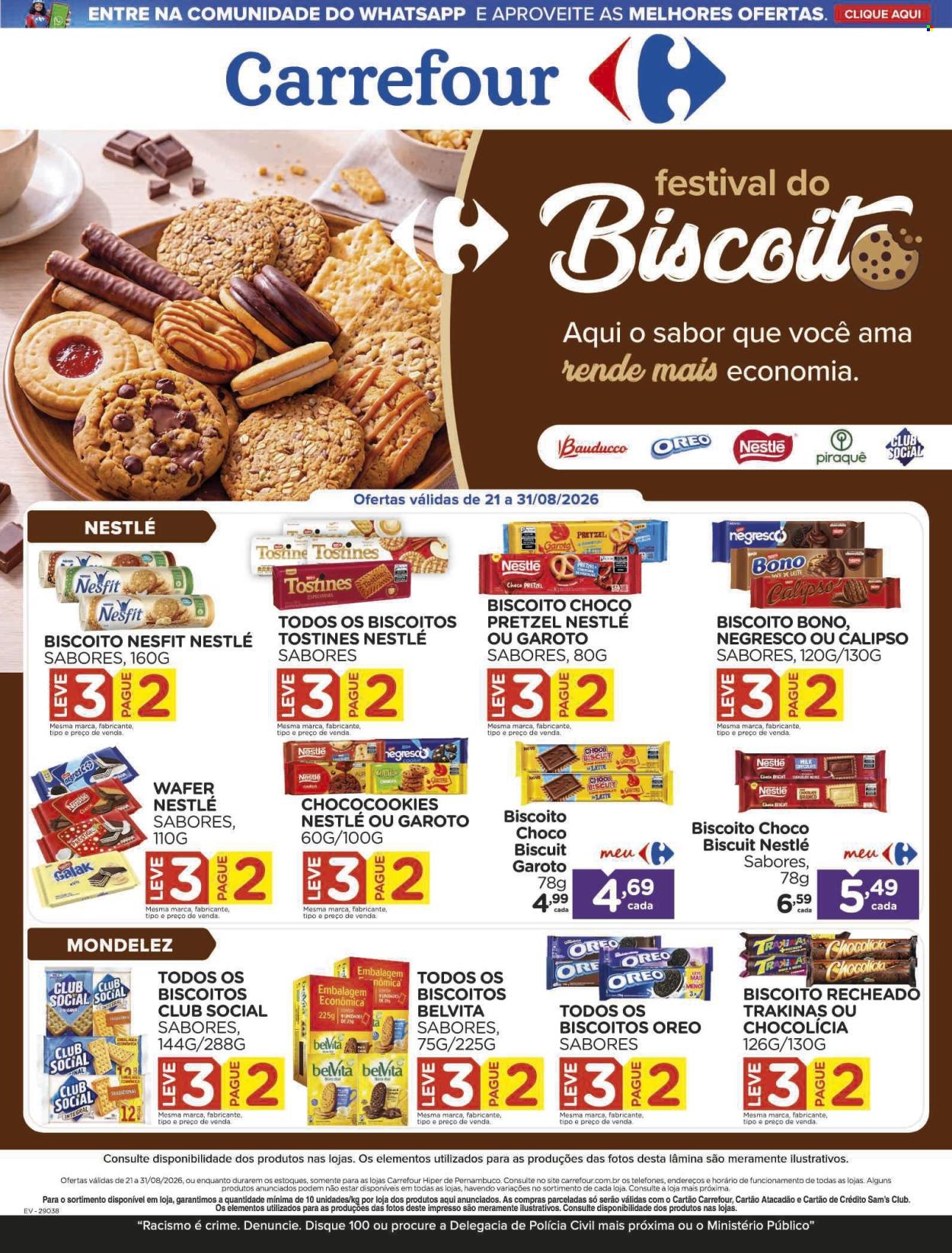 Folheto Carrefour Hiper - 21/08/2026 - 31/08/2026. Página 1
