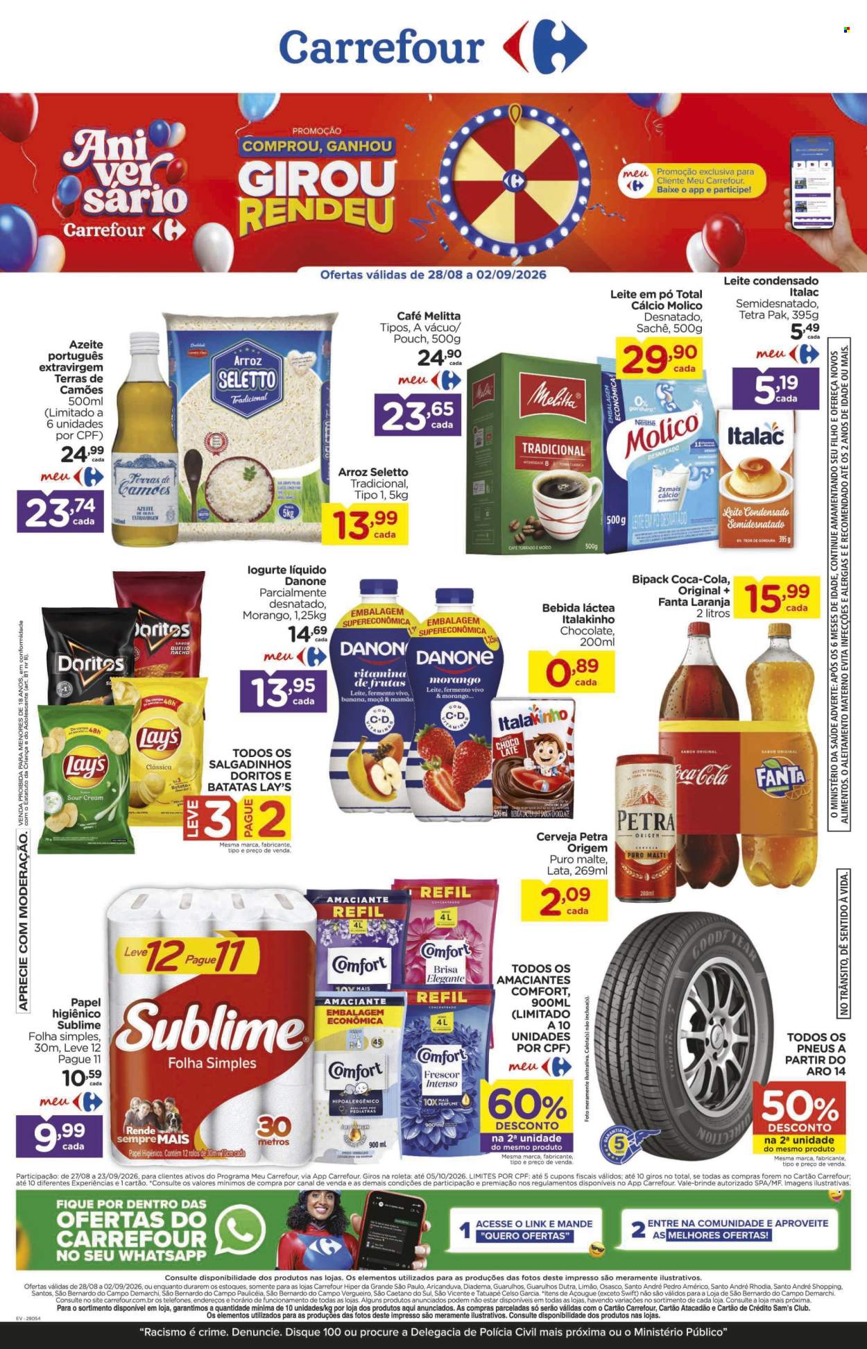 Folheto Carrefour Hiper - 28/08/2026 - 02/09/2026. Página 1