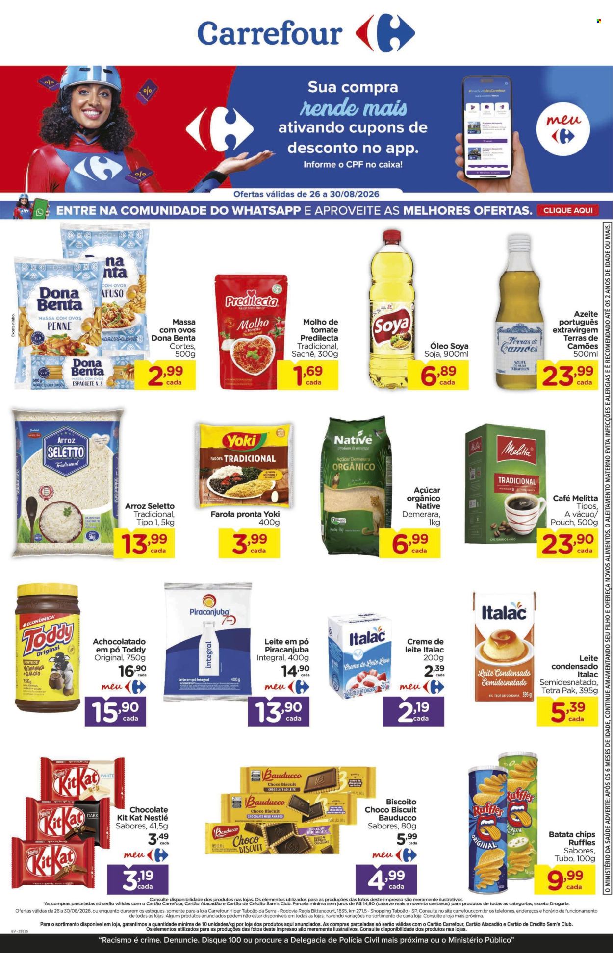 Folheto Carrefour Hiper - 26/08/2026 - 30/08/2026. Página 1