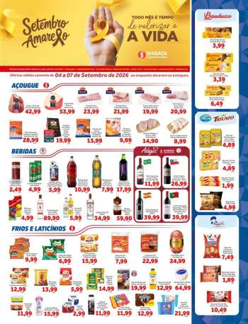 Folheto Shibata Supermercados - 04/09/2026 - 07/09/2026.