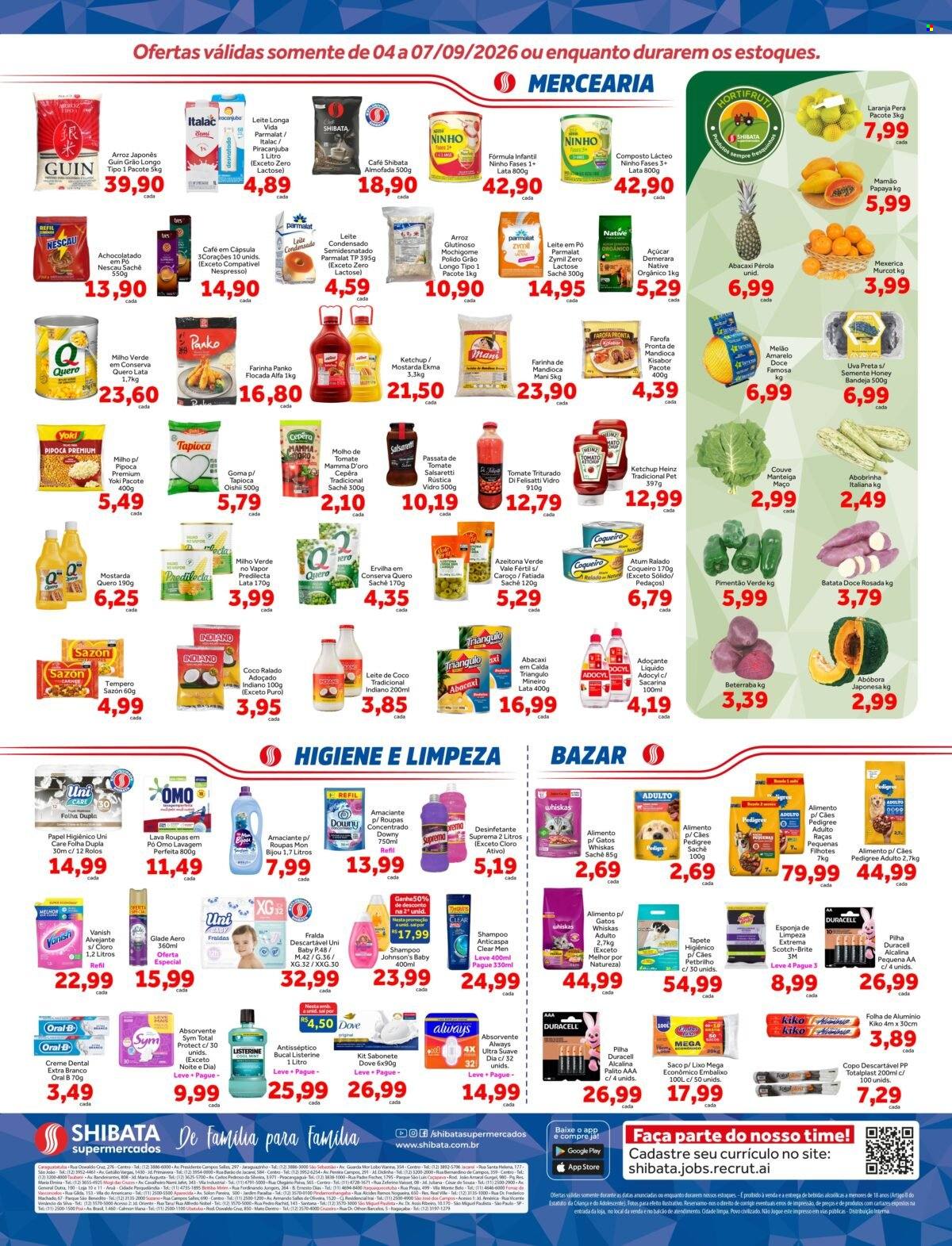 Folheto Shibata Supermercados - 04/09/2026 - 07/09/2026. Página 2