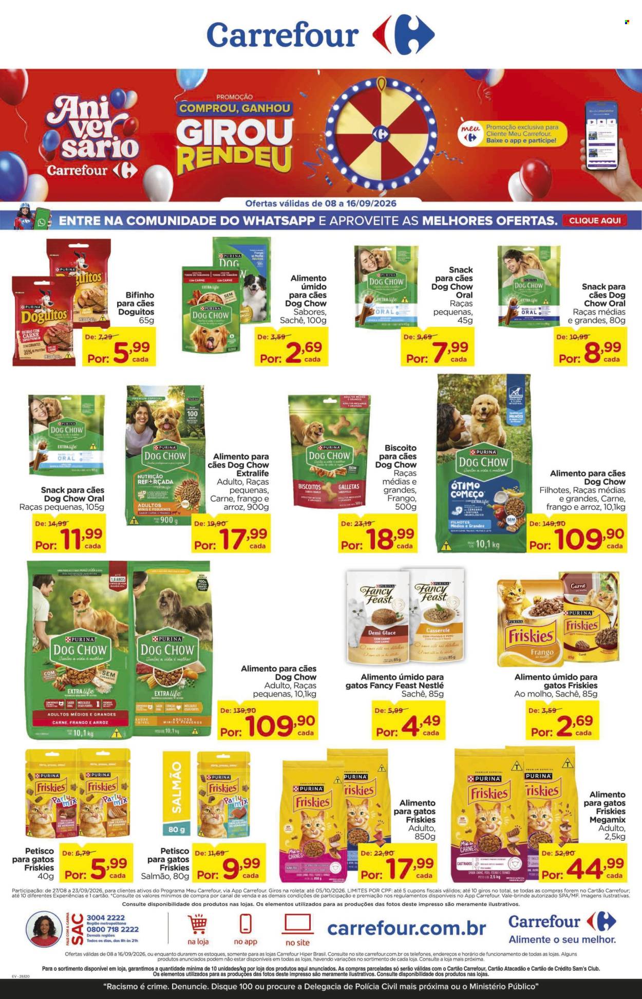 Folheto Carrefour - 08/09/2026 - 16/09/2026. Página 1