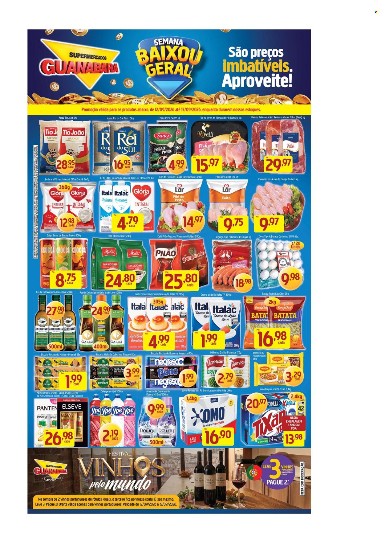 Folheto Supermercados Guanabara - 12/09/2026 - 15/09/2026. Página 1