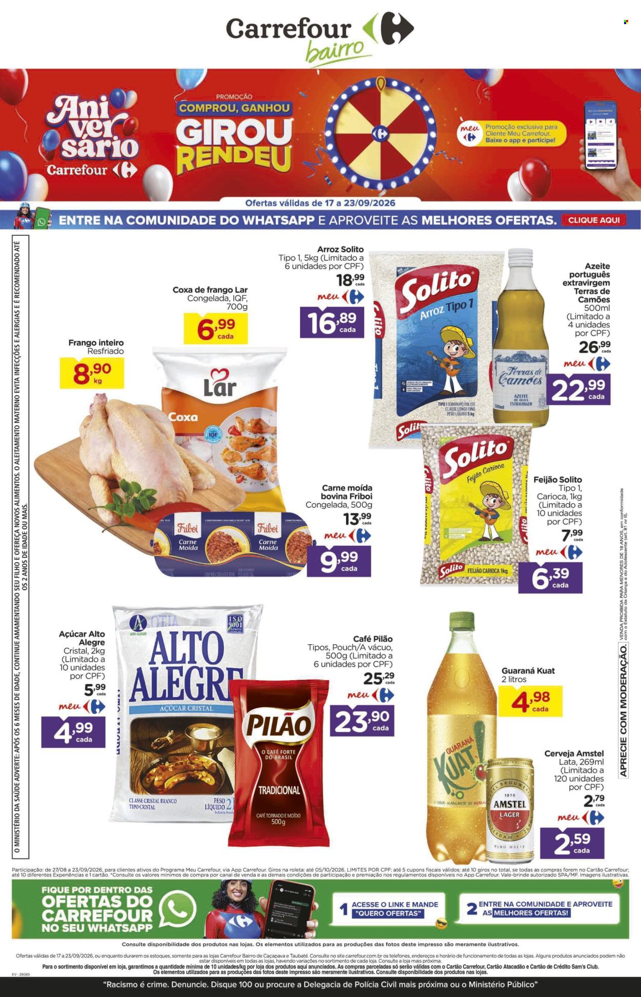 Folheto Carrefour Bairro - 17/09/2026 - 23/09/2026. Página 1