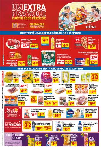 Folheto Mercado Extra - 18/09/2026 - 20/09/2026.
