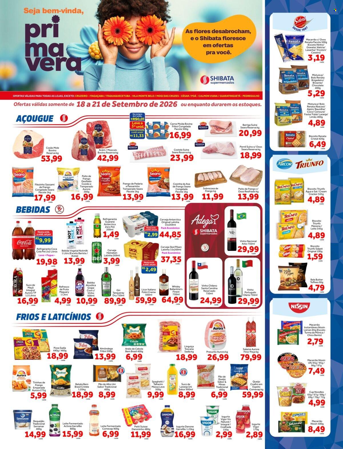 Folheto Shibata Supermercados - 18/09/2026 - 21/09/2026. Página 1