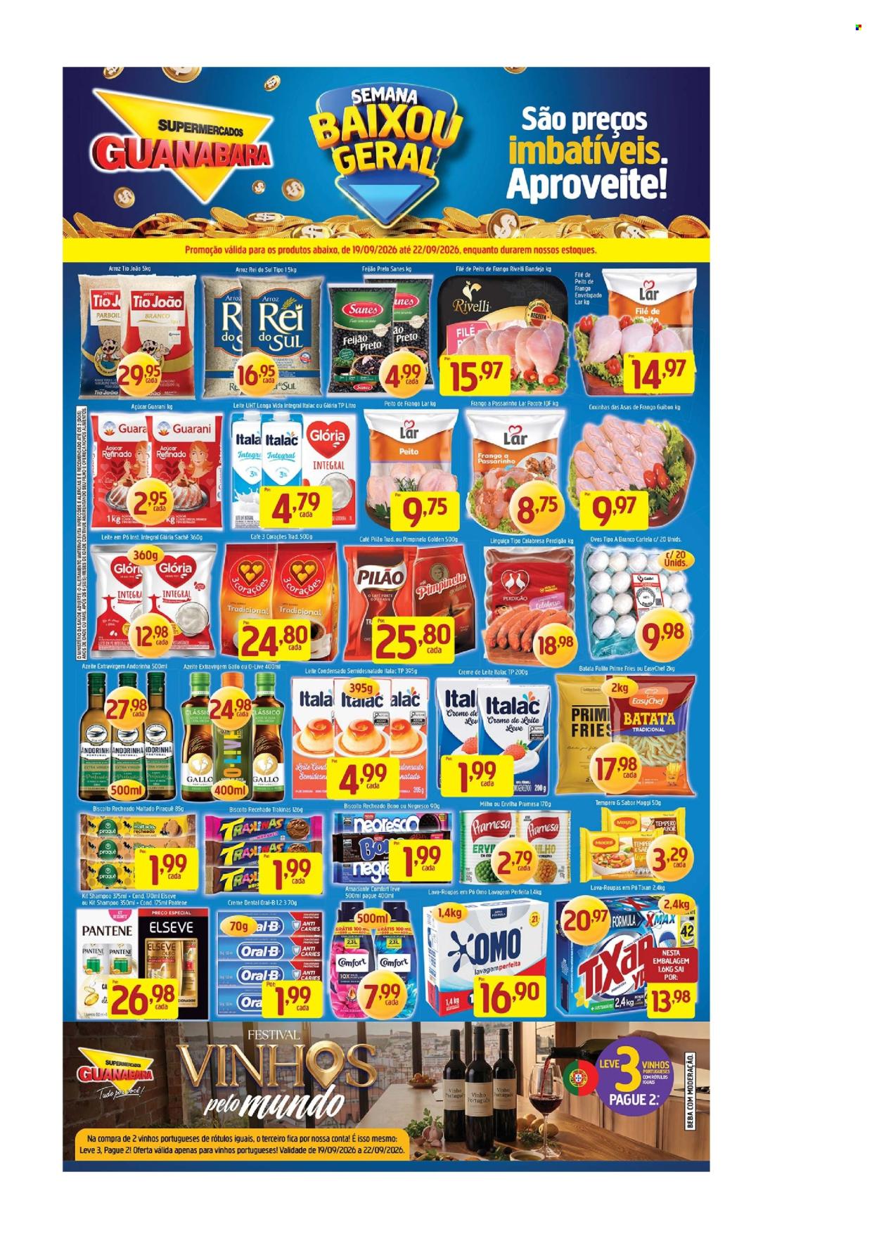 Folheto Supermercados Guanabara - 19/09/2026 - 22/09/2026. Página 1