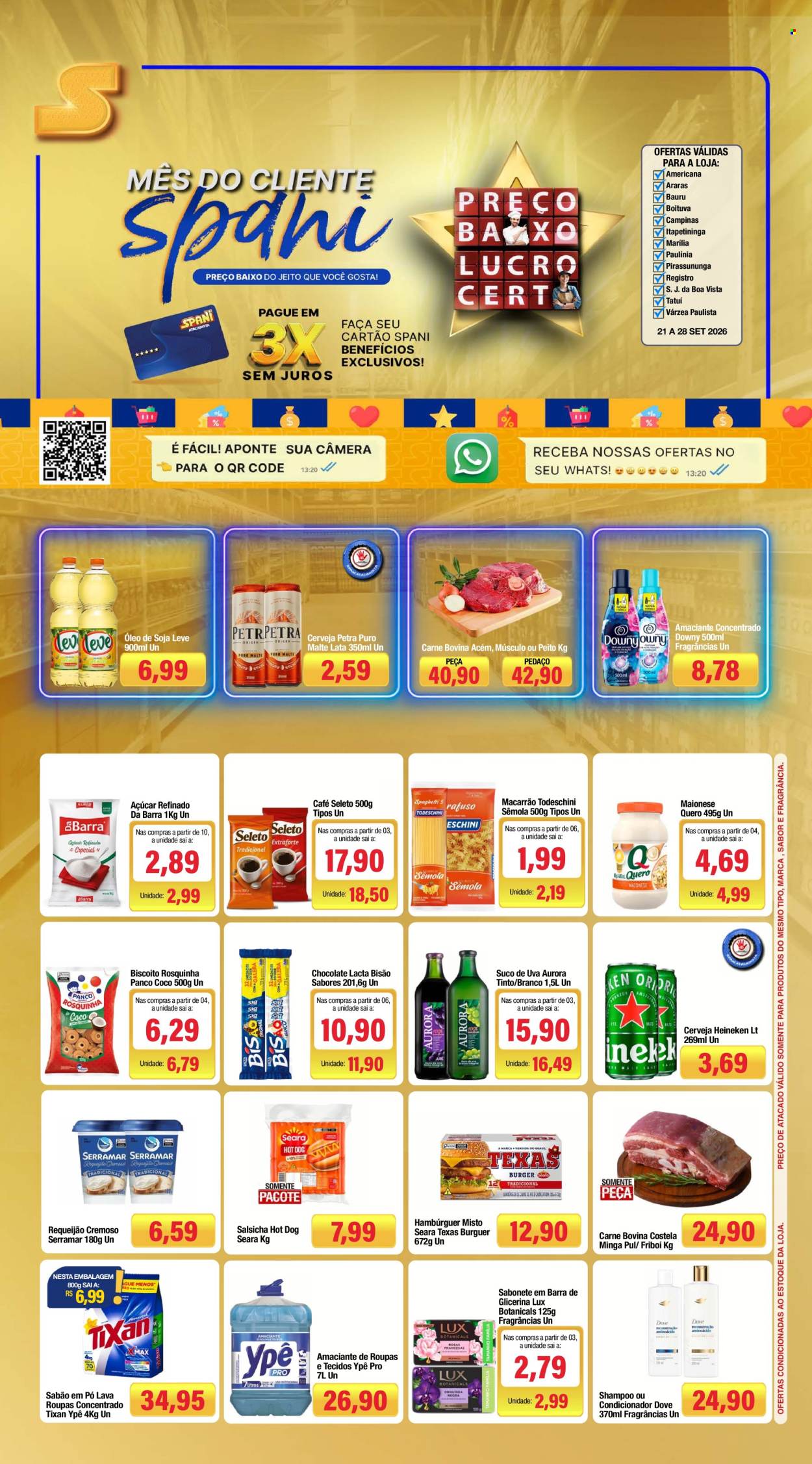 Folheto Spani Atacadista - 21/09/2026 - 28/09/2026. Página 1