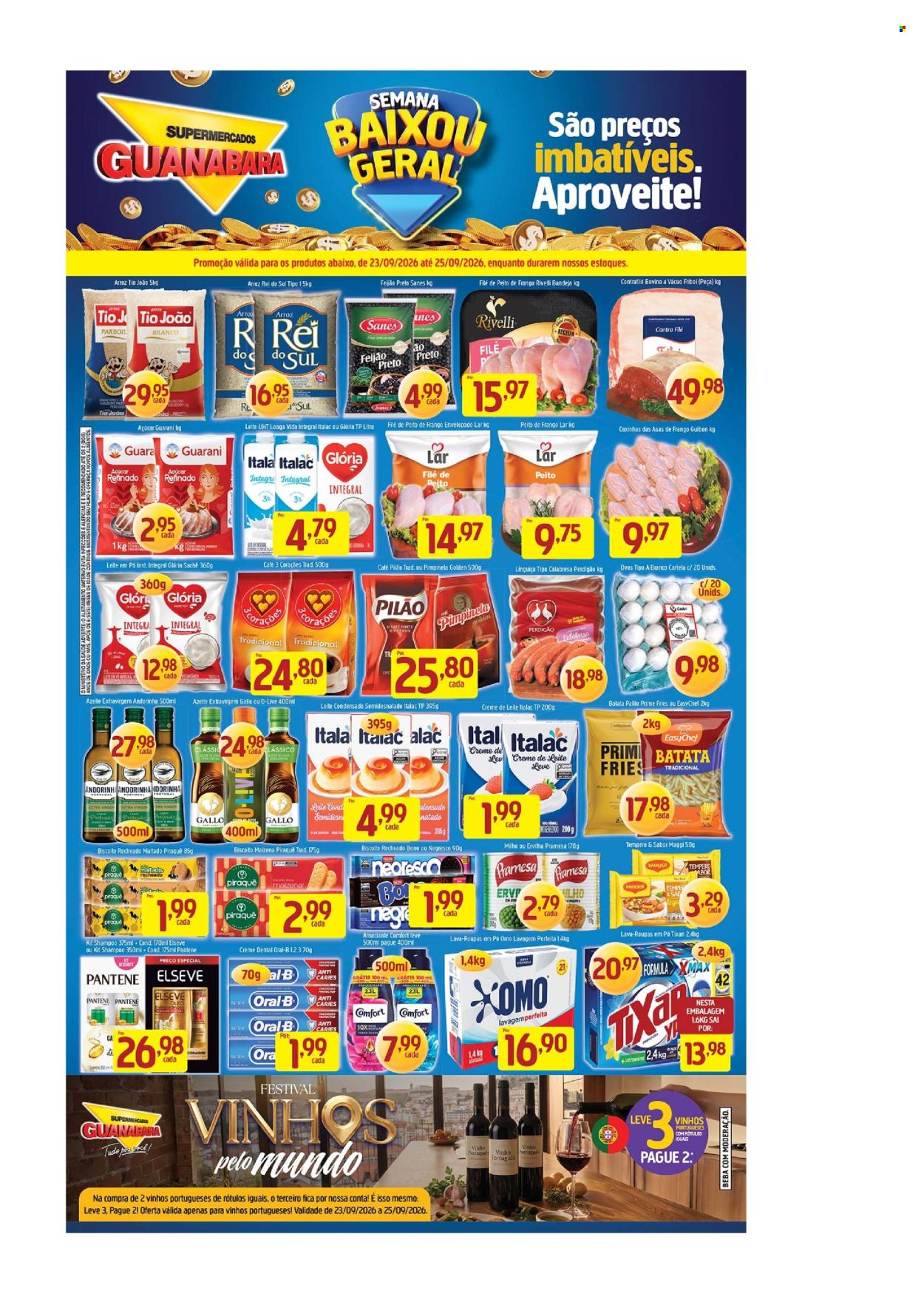 Folheto Supermercados Guanabara - 23/09/2026 - 25/09/2026. Página 1