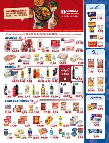 Folheto Shibata Supermercados - 25/09/2026 - 28/09/2026.