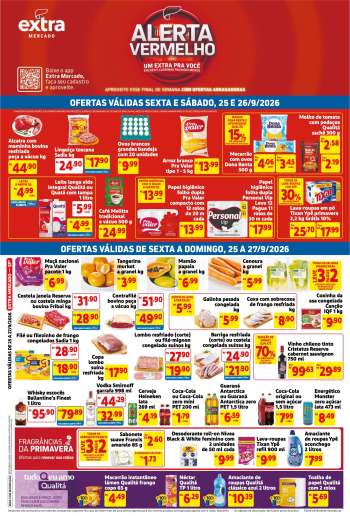 Folheto Mercado Extra - 25/09/2026 - 27/09/2026.