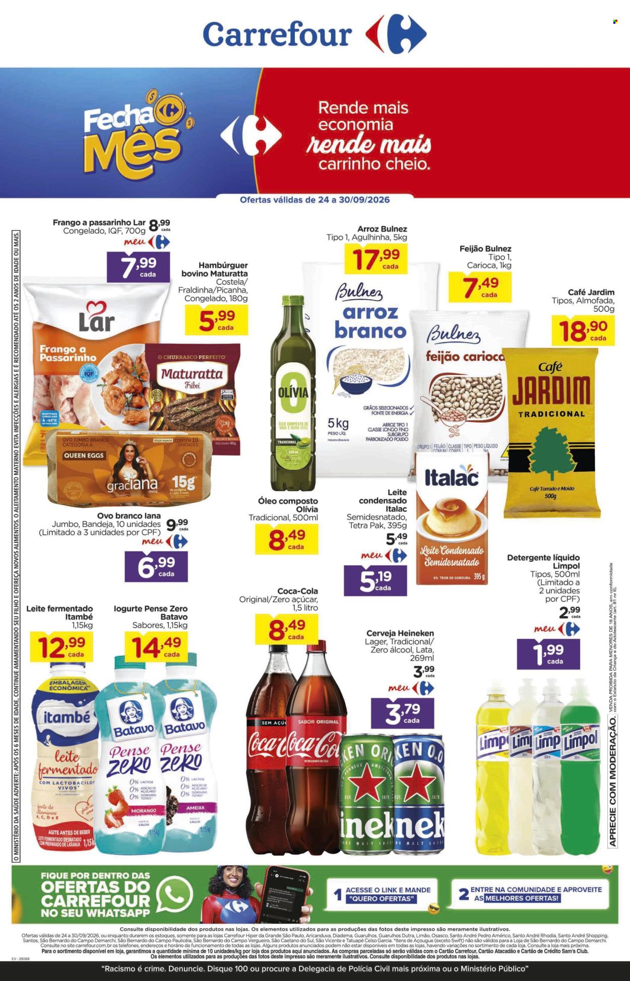 Folheto Carrefour Hiper - 24/09/2026 - 30/09/2026. Página 1