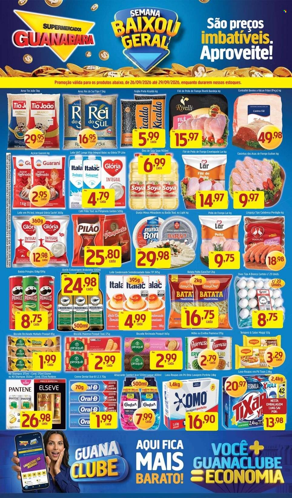 Folheto Supermercados Guanabara - 26/09/2026 - 29/09/2026. Página 1