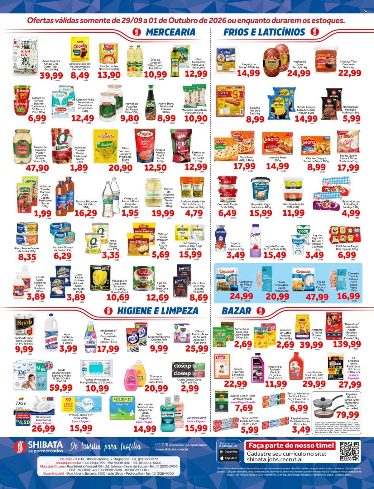 Folheto Shibata Supermercados - 29/09/2026 - 01/10/2026. Página 2