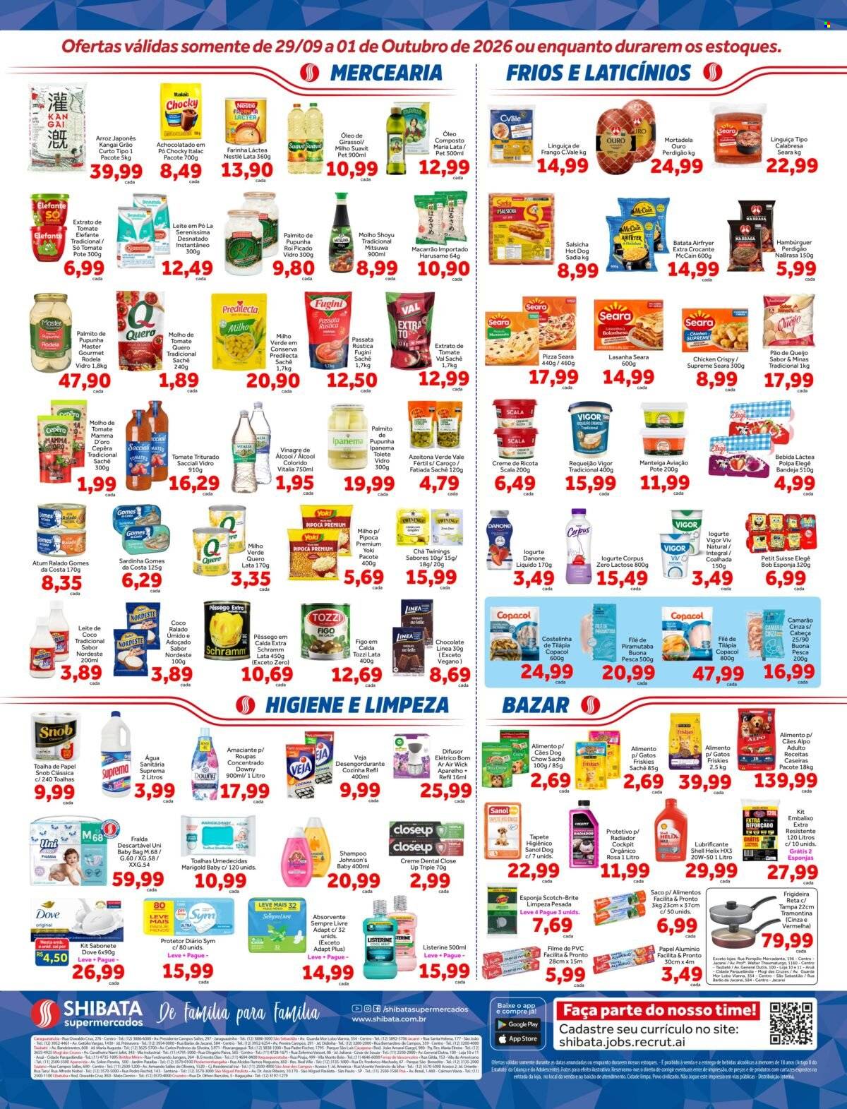 Folheto Shibata Supermercados - 29/09/2026 - 01/10/2026. Página 2