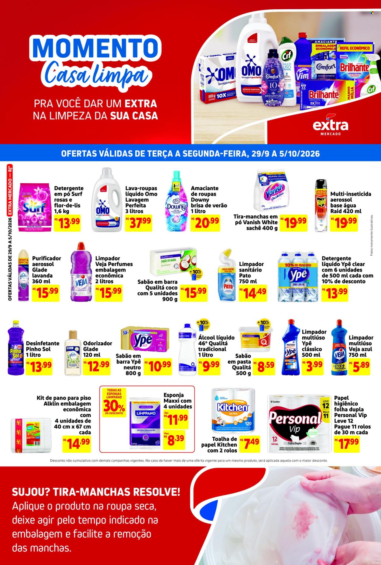 Folheto Mercado Extra - 29/09/2026 - 05/10/2026. Página 1