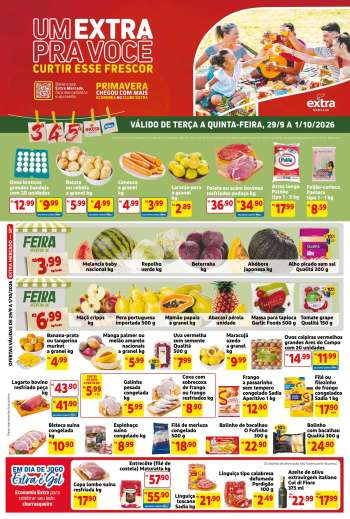 Folheto Mercado Extra - 29/09/2026 - 01/10/2026.