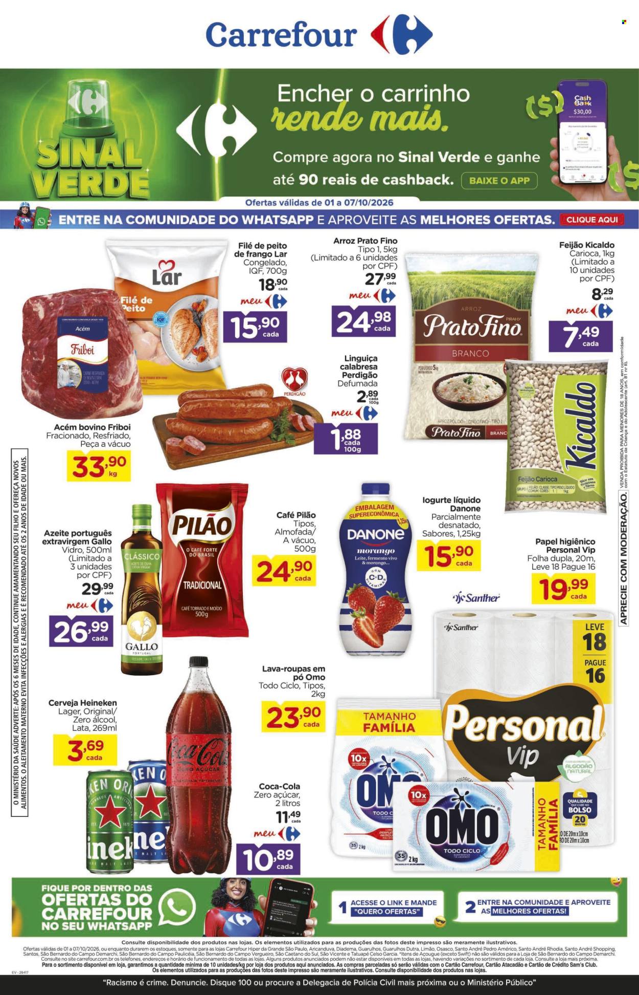 Folheto Carrefour Hiper - 01/10/2026 - 07/10/2026. Página 1