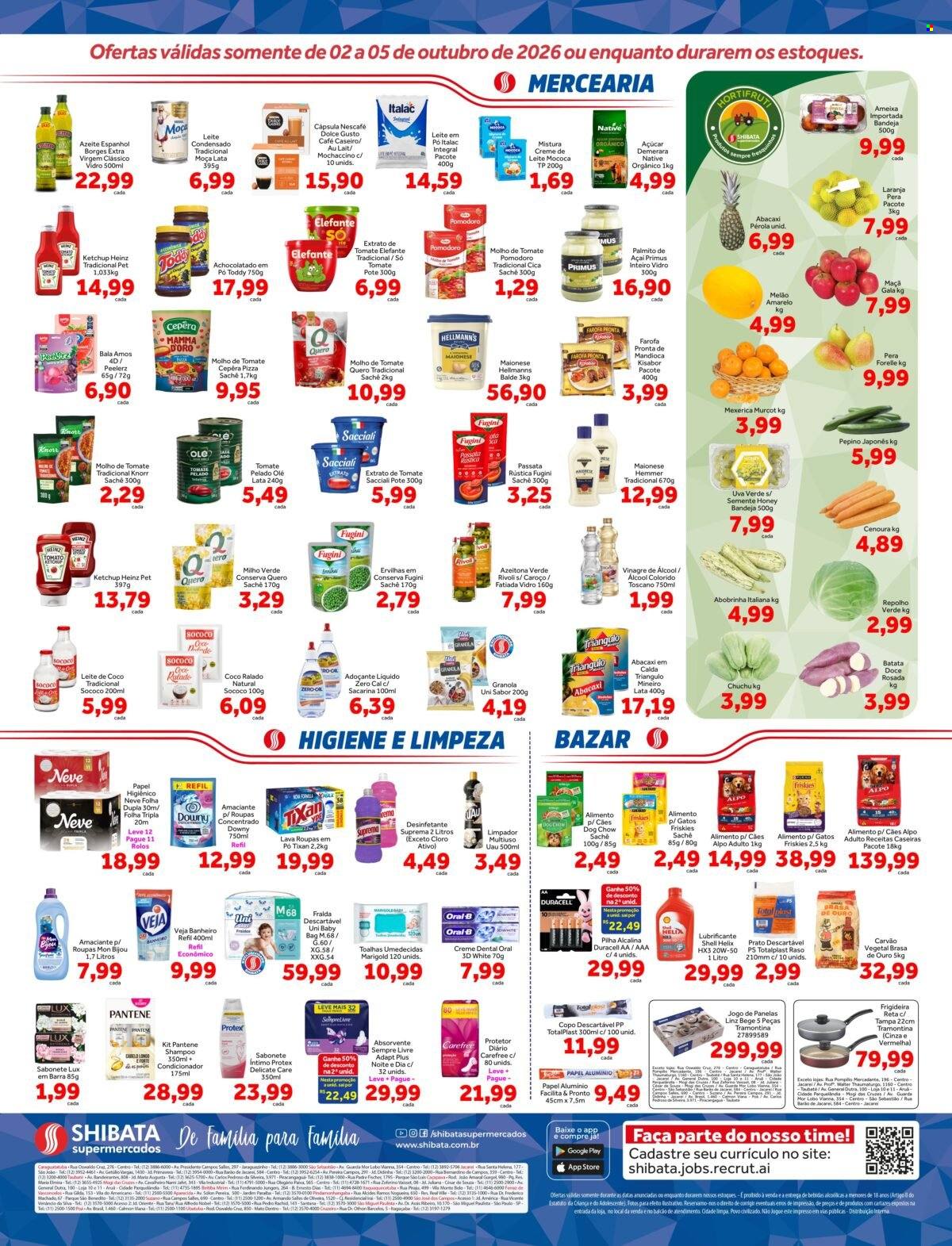 Folheto Shibata Supermercados - 02/10/2026 - 05/10/2026. Página 2