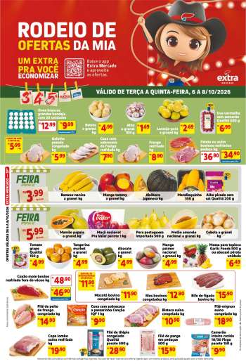 Folheto Mercado Extra - 06/10/2026 - 08/10/2026.