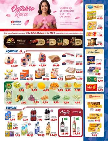 Folheto Shibata Supermercados - 06/10/2026 - 08/10/2026.