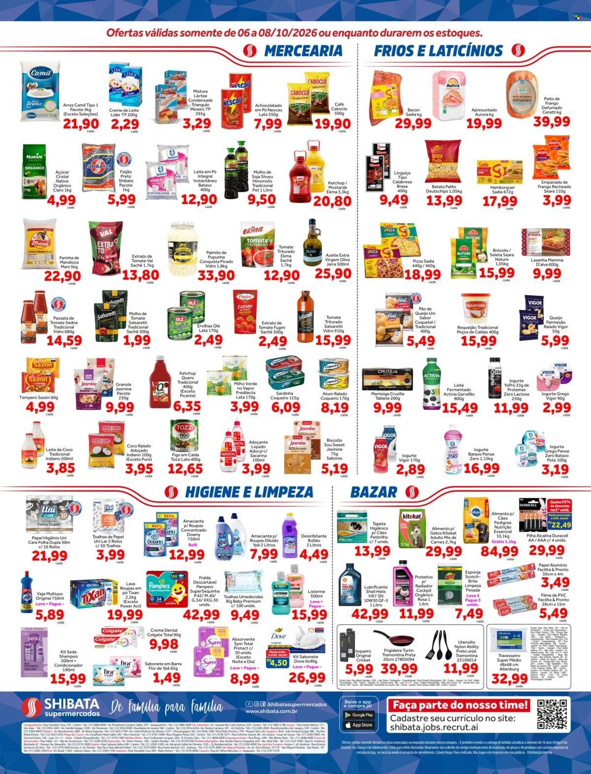 Folheto Shibata Supermercados - 06/10/2026 - 08/10/2026. Página 2