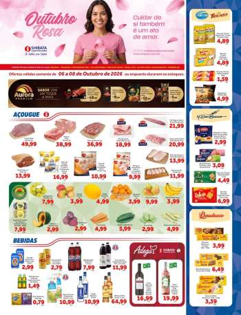 Folheto Shibata Supermercados - 06/10/2026 - 08/10/2026.