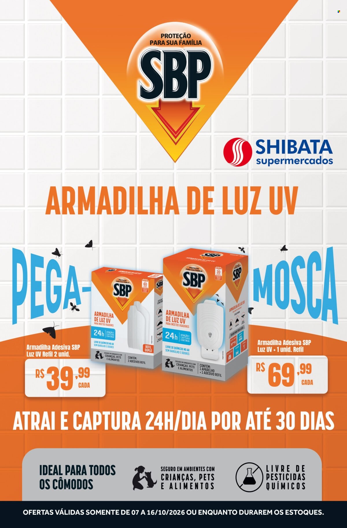Folheto Shibata Supermercados - 07/10/2026 - 16/10/2026. Página 1
