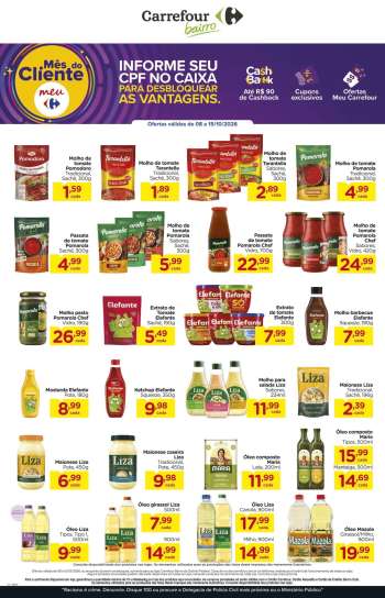 Folheto Carrefour Bairro - 08/10/2026 - 15/10/2026.