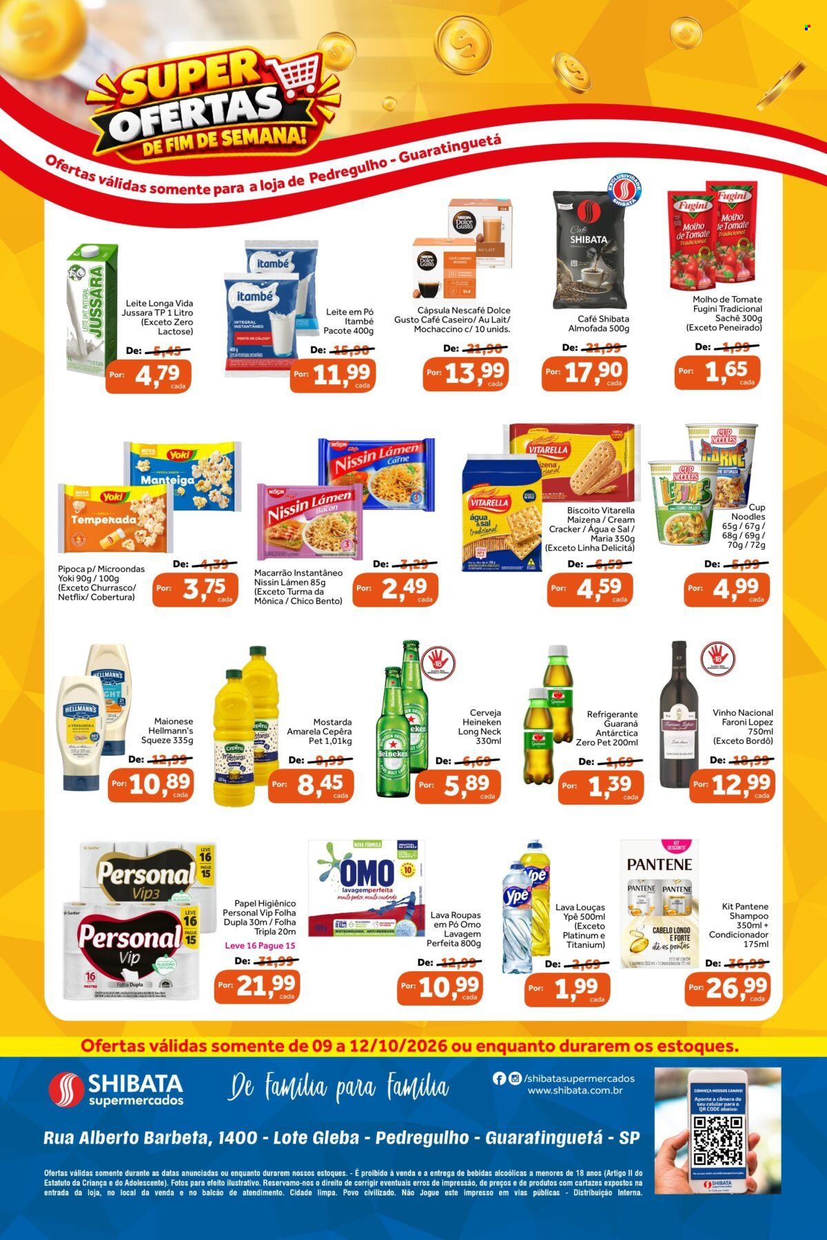 Folheto Shibata Supermercados - 09/10/2026 - 12/10/2026. Página 2