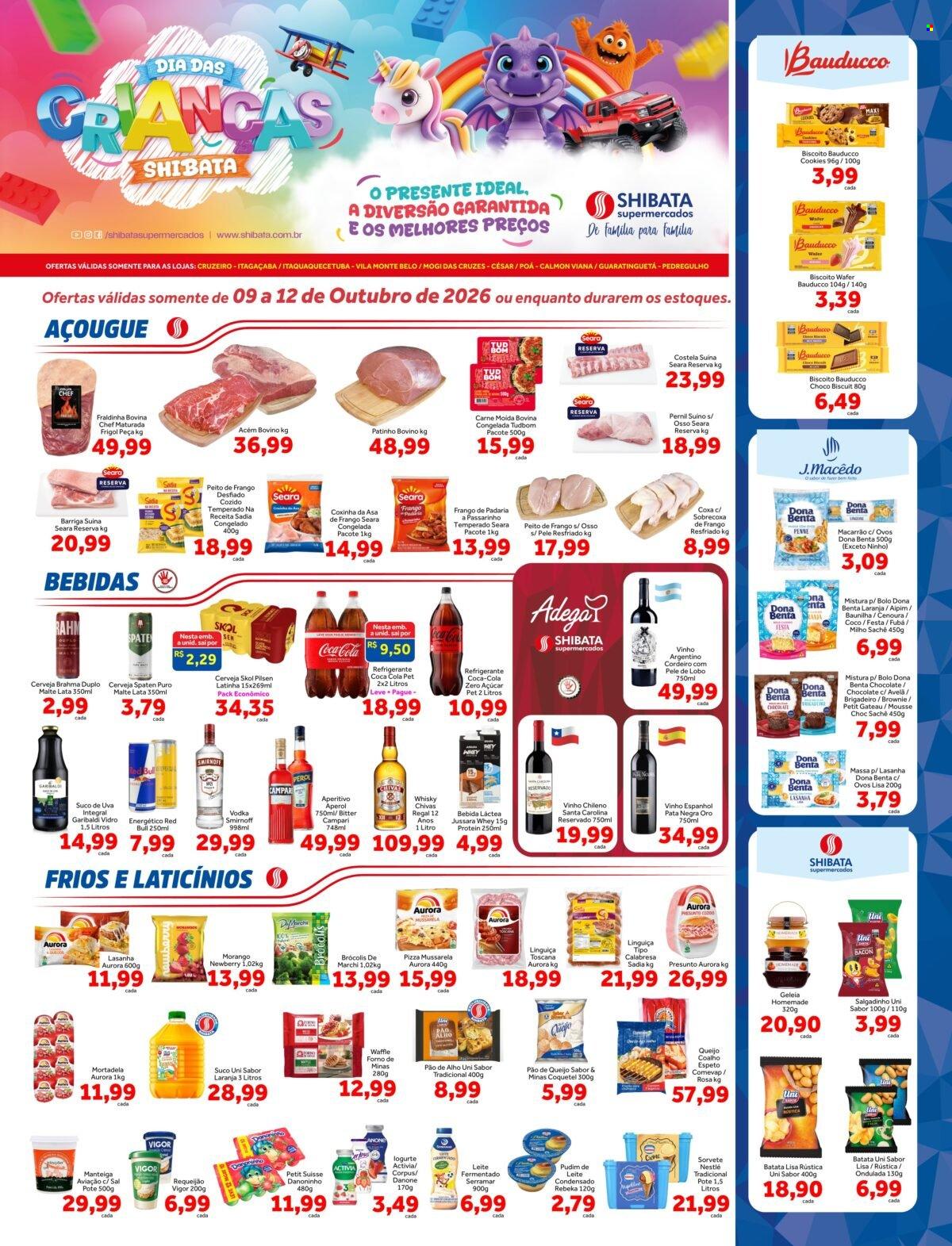 Folheto Shibata Supermercados - 09/10/2026 - 12/10/2026. Página 1