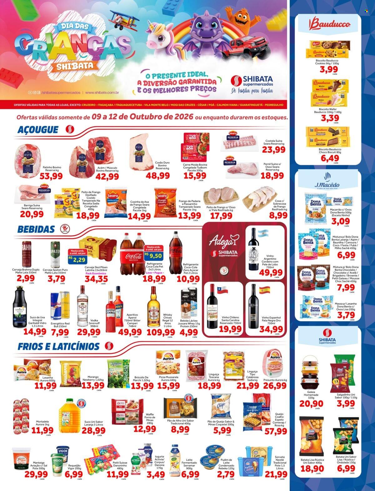Folheto Shibata Supermercados - 09/10/2026 - 12/10/2026. Página 1