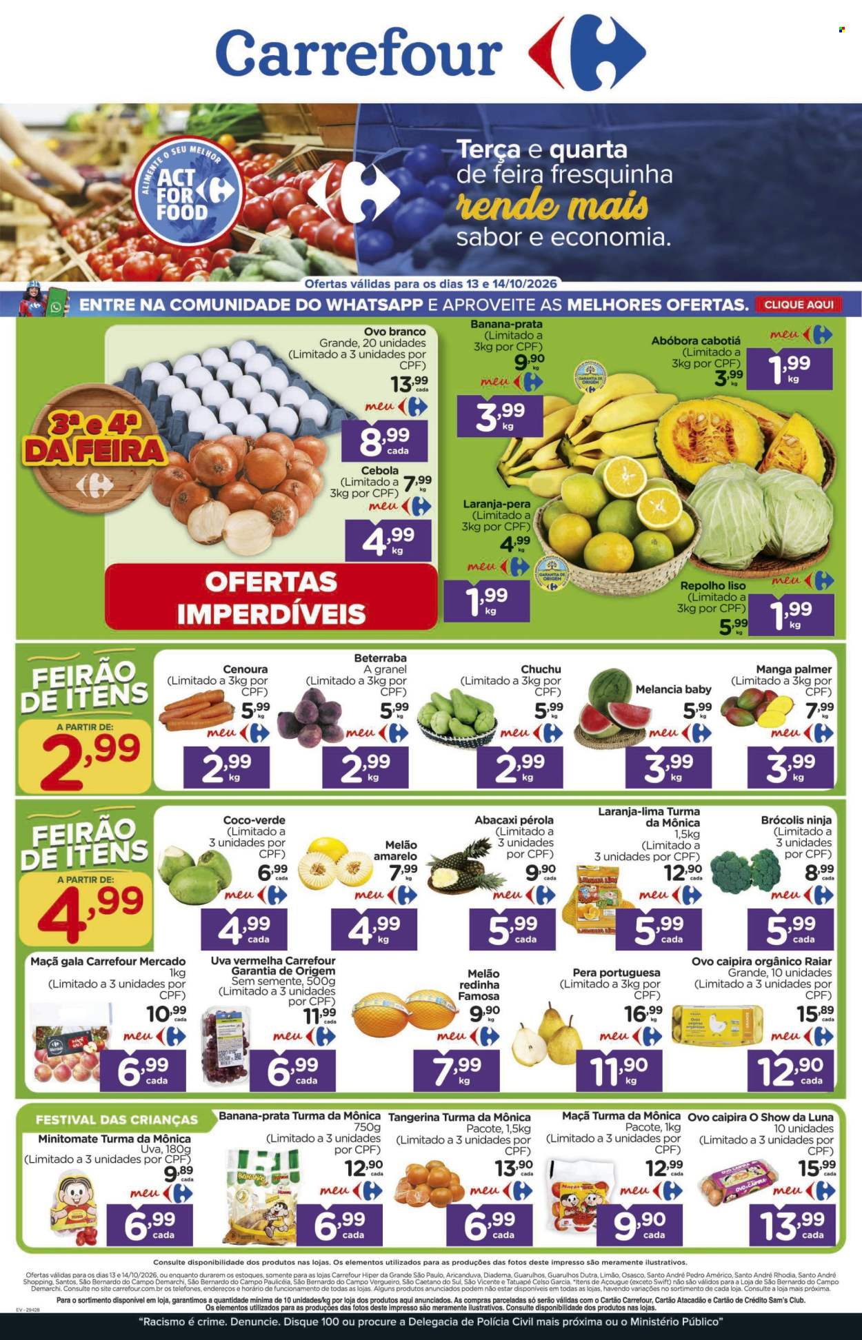 Folheto Carrefour Hiper - 13/10/2026 - 14/10/2026. Página 1
