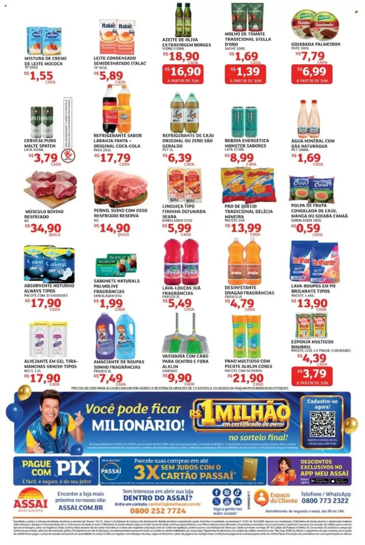 Folheto Assaí Atacadista - 13/10/2026 - 15/10/2026. Página 2