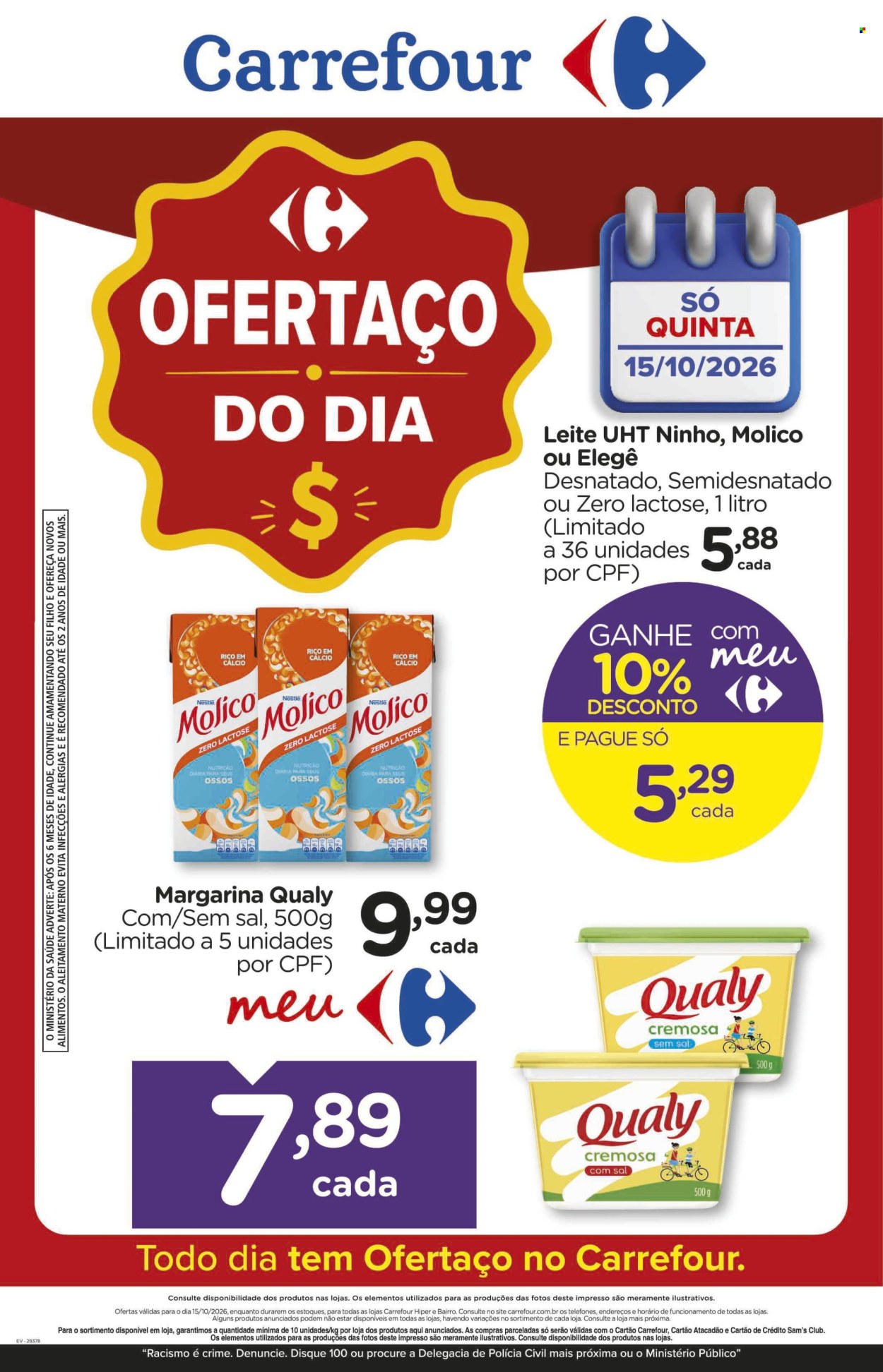 Folheto Carrefour Hiper - 15/10/2026 - 15/10/2026. Página 1