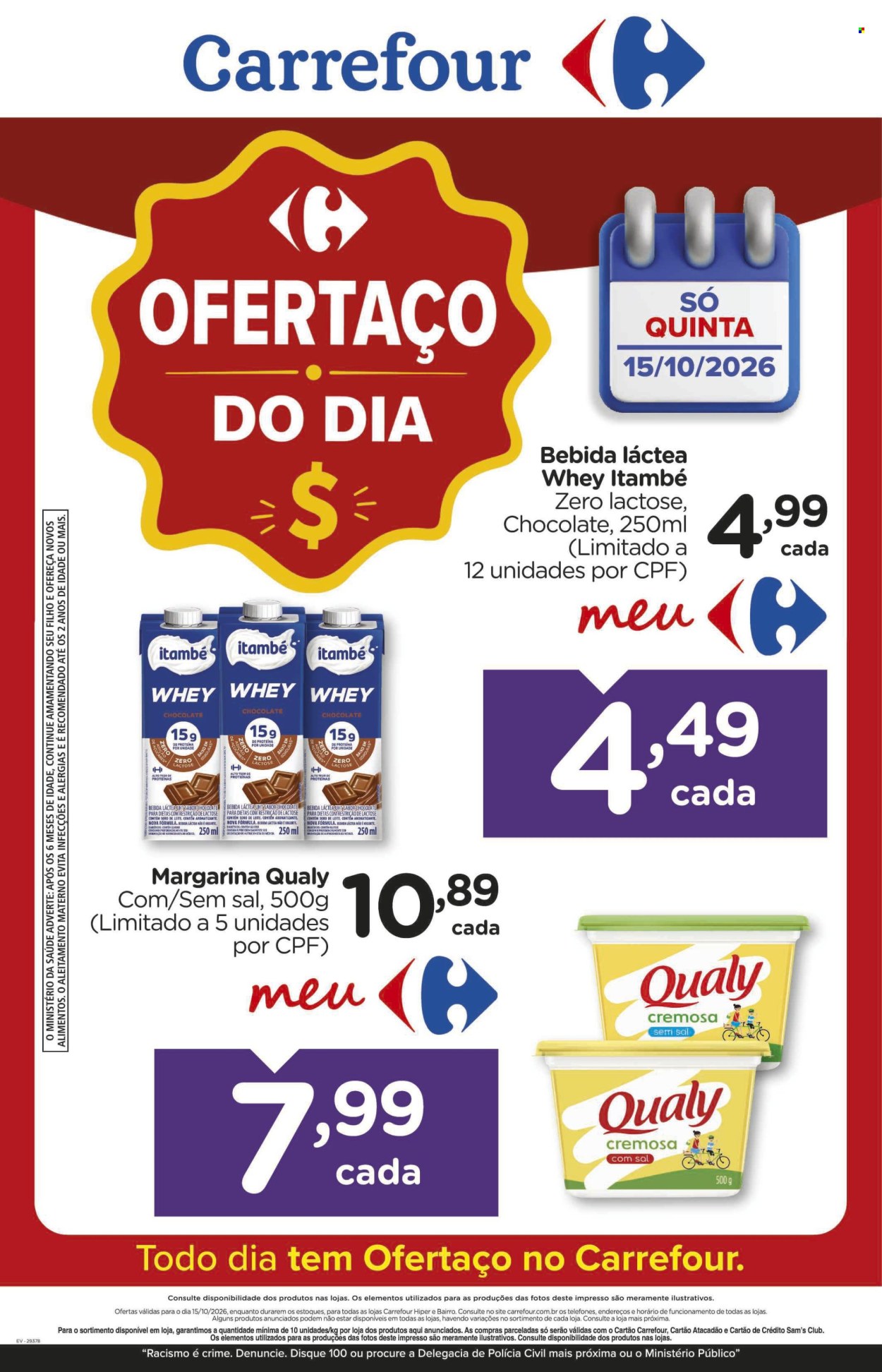Folheto Carrefour Hiper - 15/10/2026 - 15/10/2026. Página 1