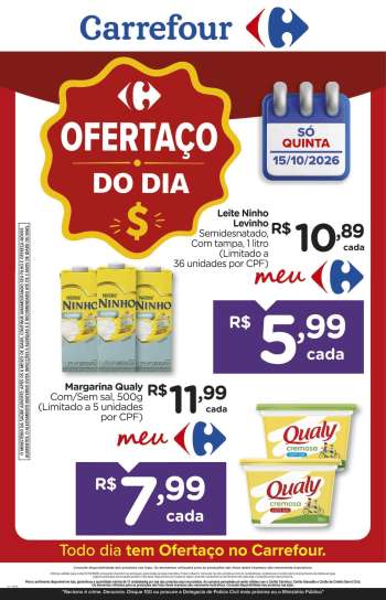 Folheto Carrefour Hiper - 15/10/2026 - 15/10/2026.